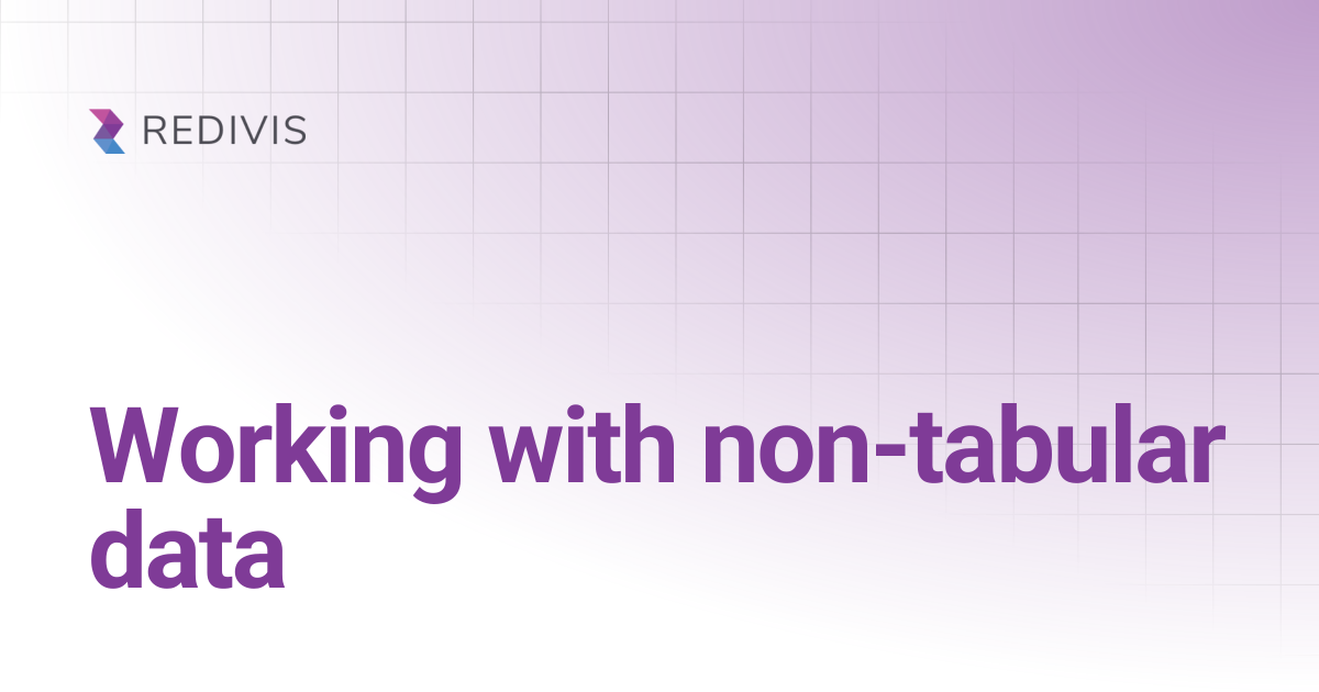 Working with non-tabular data | API | Redivis Documentation