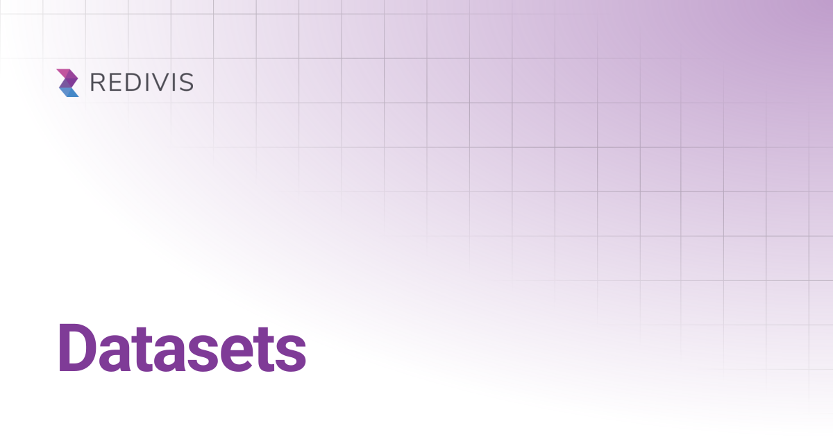 Datasets | Redivis Documentation