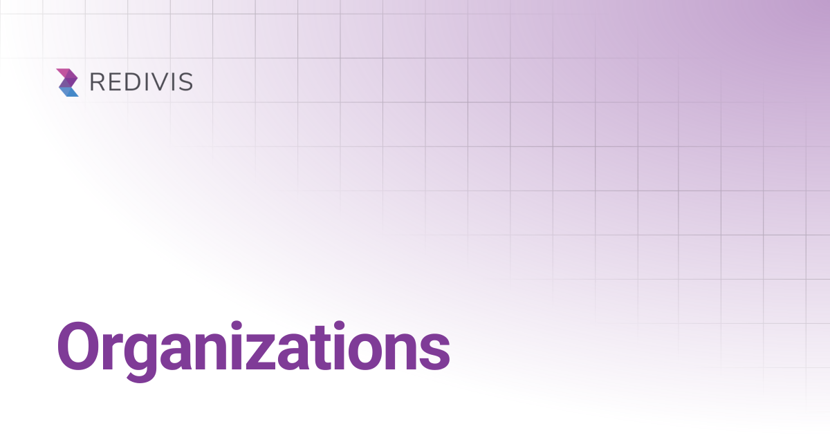 Organizations | Redivis Documentation