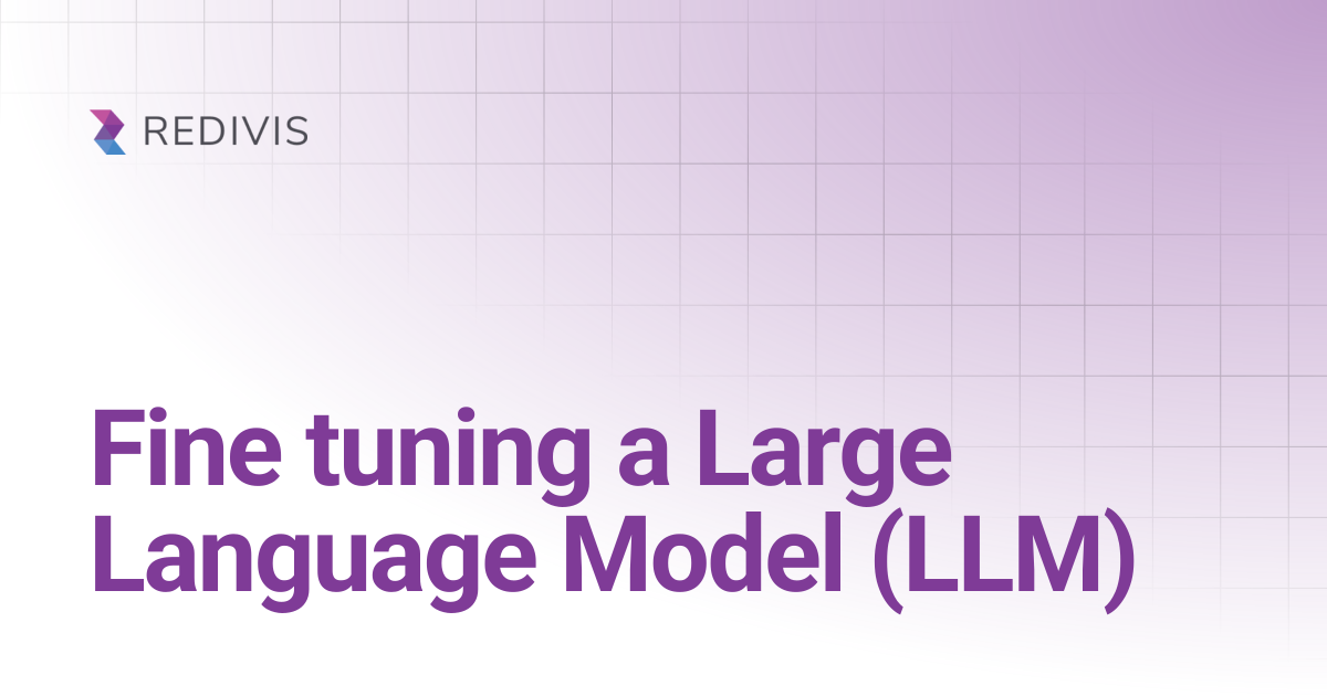 Fine tuning a Large Language Model (LLM) | Redivis Documentation