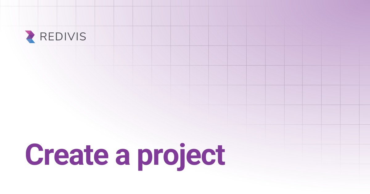 Create a project | Redivis Documentation